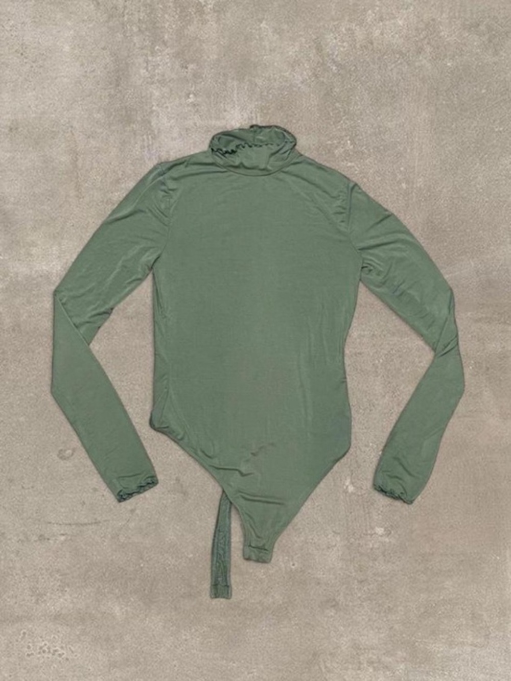Urban Outfitters Out From Under Sage Green Long Sleeve Turtleneck Bodysuit